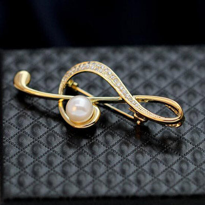 Elegant Music Note Brooch - Artistic Pod Review