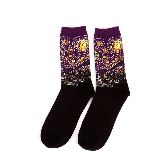 Van Gogh Retro Socks