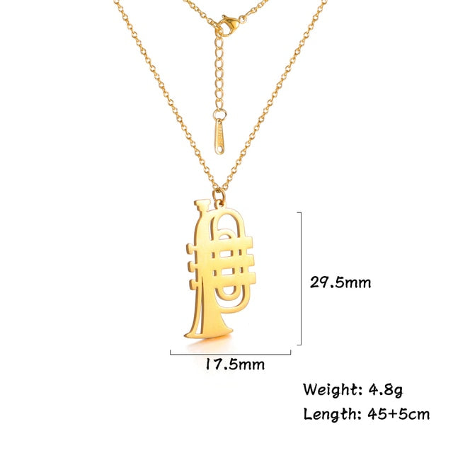 Musical Instruments Necklace