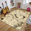 Soft Vintage Music Carpet