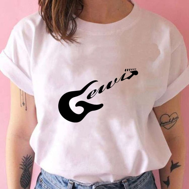 Music Guitar White T-shirt