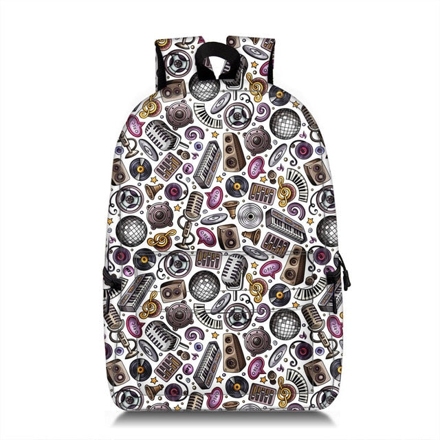 Musical Instrument Music Note Backpack