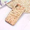 Rock N Roll Guitar Wood Phone Case