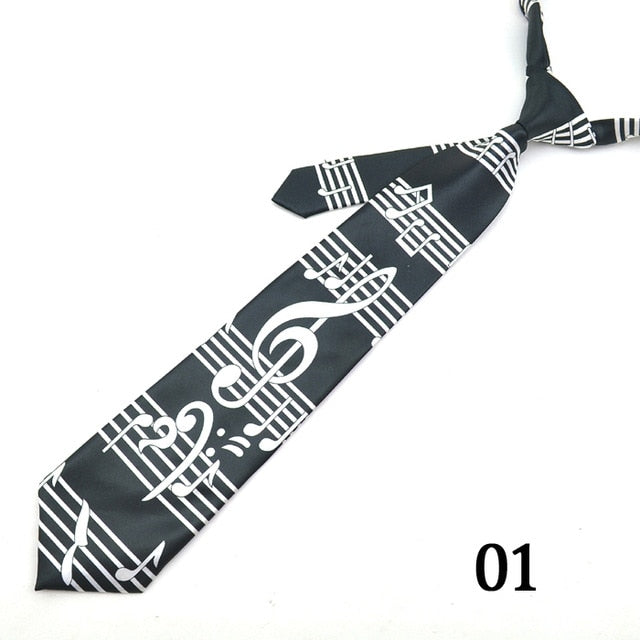 Novelty Music Note Tie