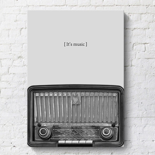 Free - Vintage Music Wall Art