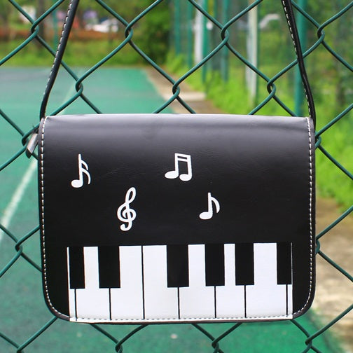 Piano Keys Music Note Shoulder Bag