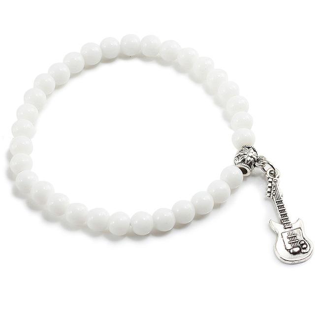 Guitar Pendant Beaded Bracelets