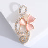 Rhinestone Music Opal Brooch