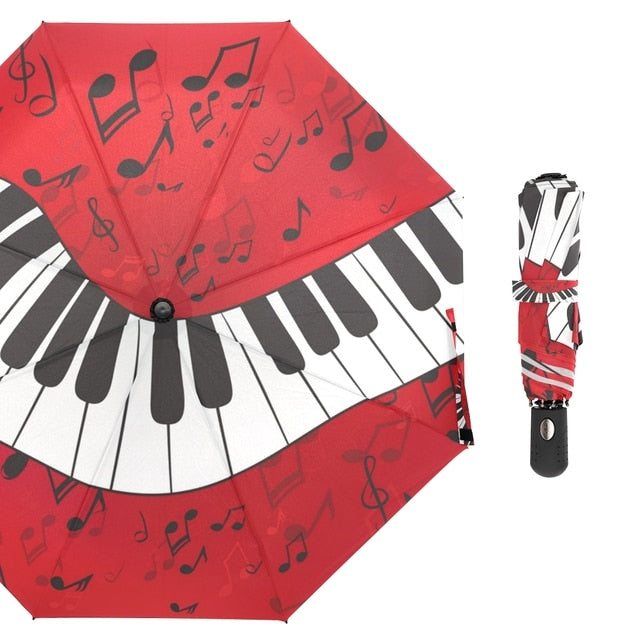 Music Notes & Piano Umbrella