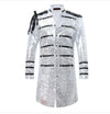 Sequins Musical Stage Blazer Jacket - White / S - { shop_name }} - Review