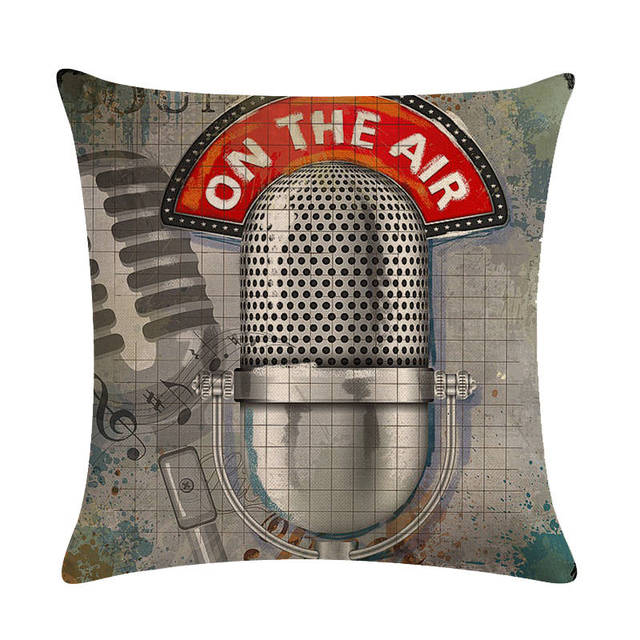 Music Guitar & Movie Pillowcase