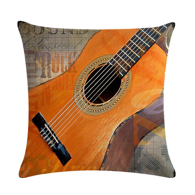 Music Guitar & Movie Pillowcase