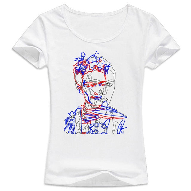 Frida Kahlo Printed Top T-shirts