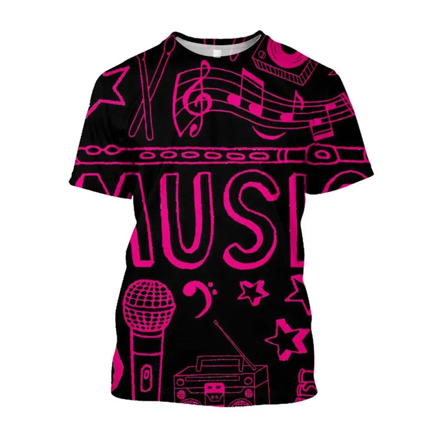 3D Print Music Note T-shirt