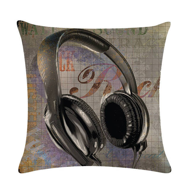 Music Guitar & Movie Pillowcase