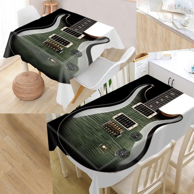 Guitar Music Custom Tablecloths