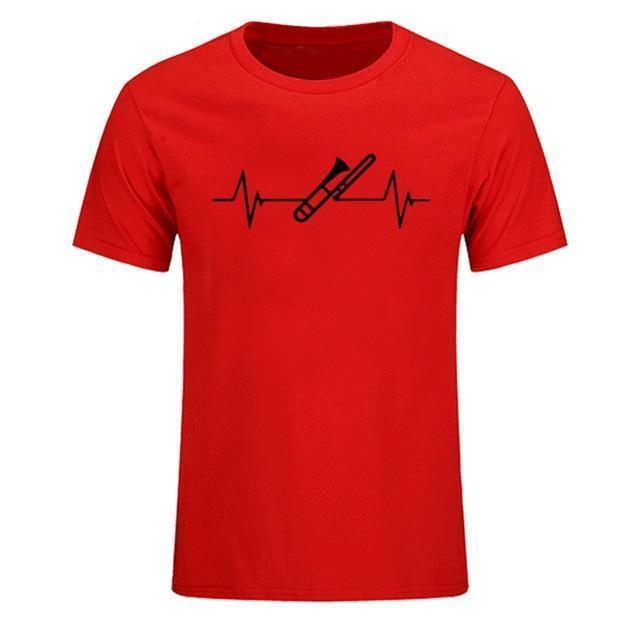 Heartbeat Trombone T-Shirt