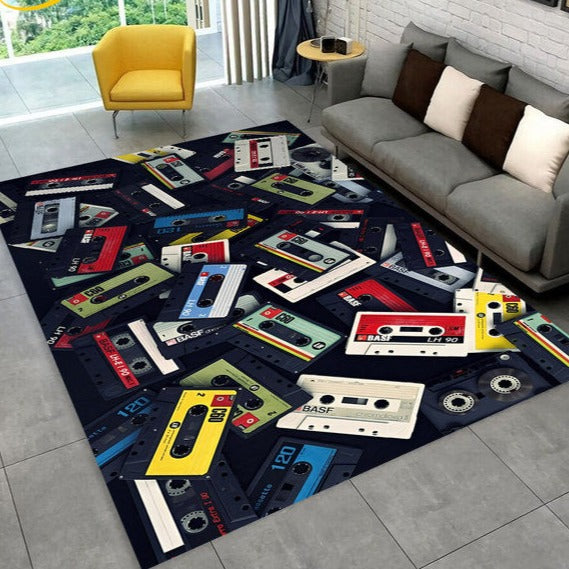 Music Cassette Tape Carpet
