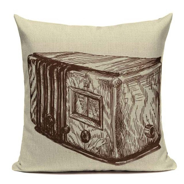 Music Series Note Printed Pillow Case