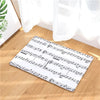 Music Note Printed Doormats