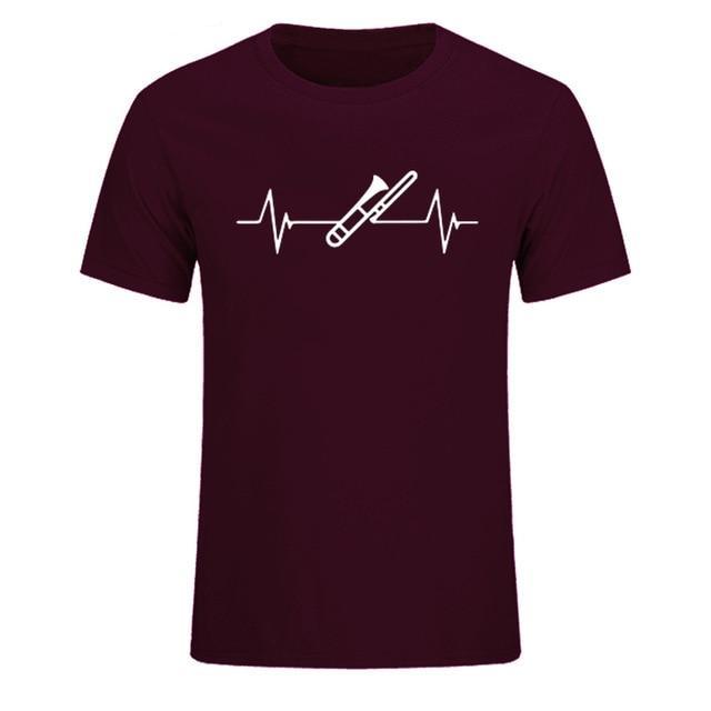 Heartbeat Trombone T-Shirt