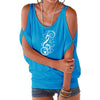 Music Treble Clef Off Shoulder Top