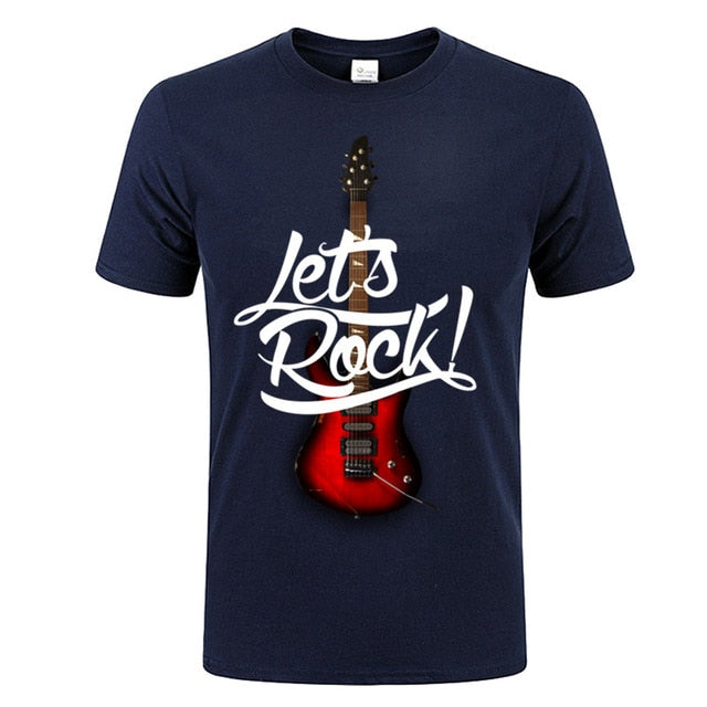 Guitar "Let's Rock" T-shirts