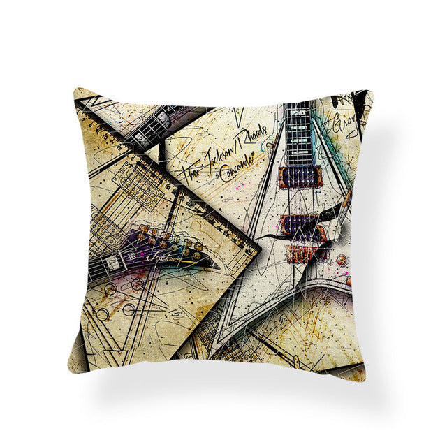 Free - Guitar Pillow Case