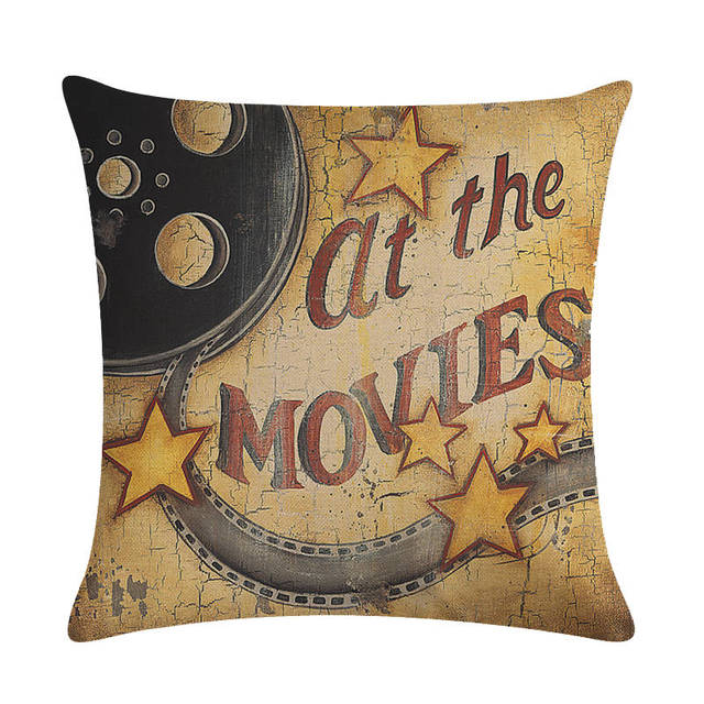 Music Guitar & Movie Pillowcase