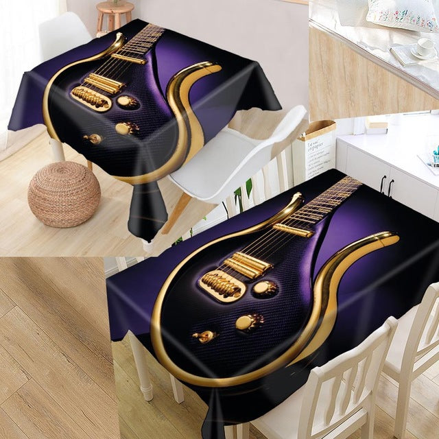 Guitar Music Custom Tablecloths