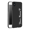 Personalized Black Soft Phone Case