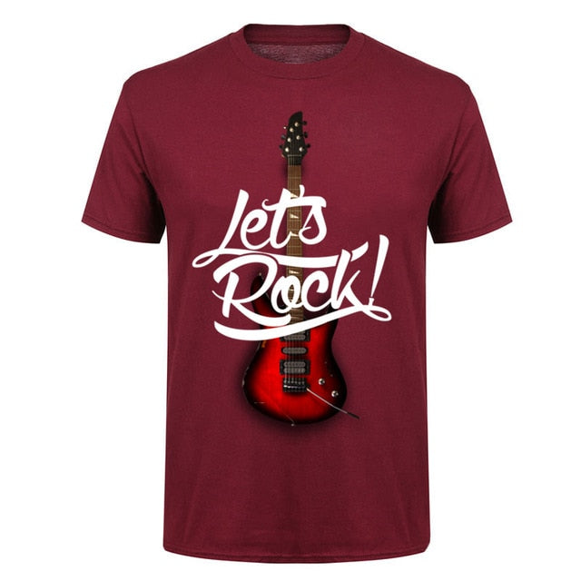Guitar "Let's Rock" T-shirts