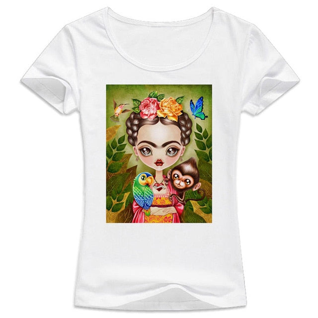 Frida Kahlo Printed Top T-shirts