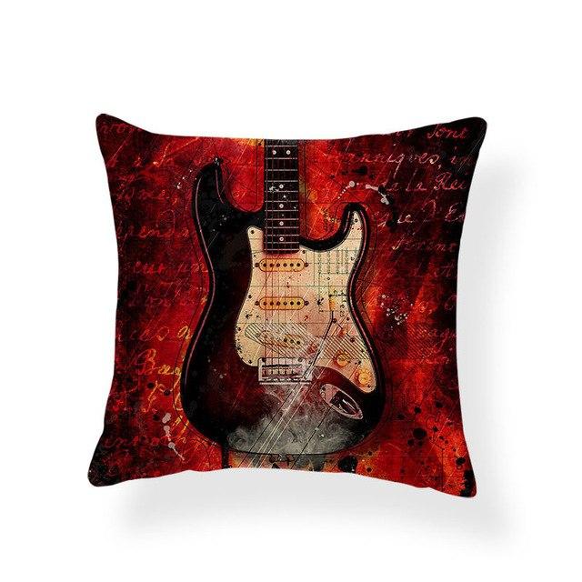 Guitar Pillow Case