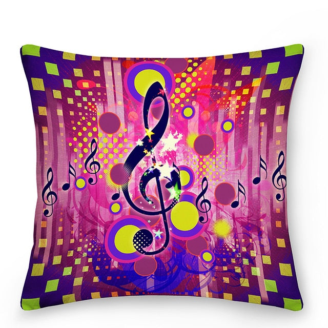 Music Style Cushion Cover Collection