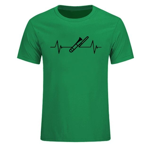 Heartbeat Trombone T-Shirt