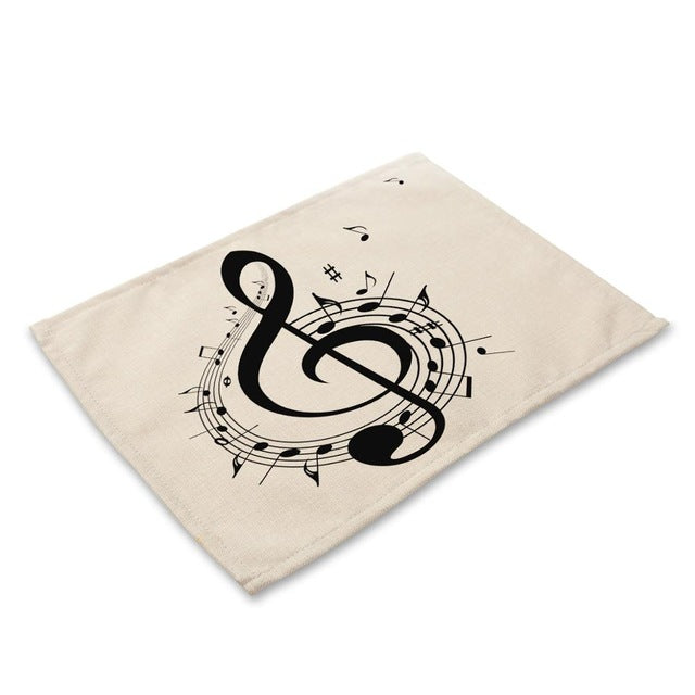 Free - Musical Notes Table Napkins - Artistic Pod Review