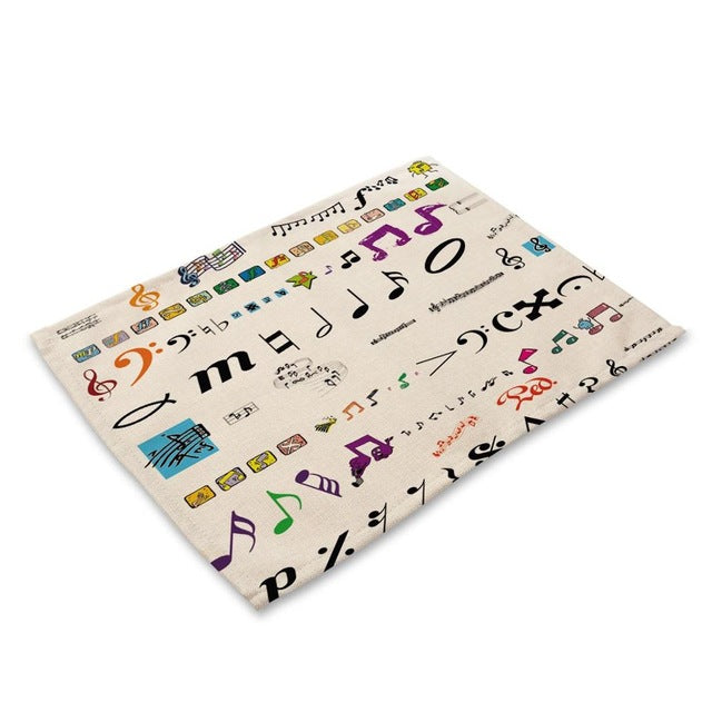 Free - Musical Notes Table Napkins - Artistic Pod Review
