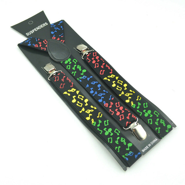 Music Note Braces Suspender