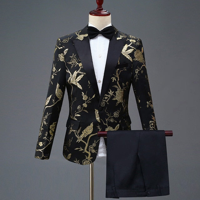 Embroidery Royal Tuxedo