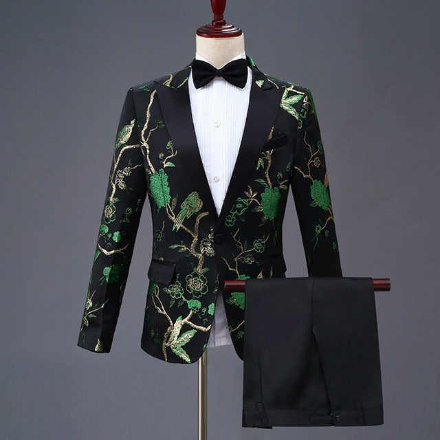 Embroidery Royal Tuxedo