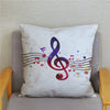 Sheet Music Print Cushion Cover