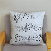 Sheet Music Print Cushion Cover