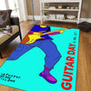 Graffiti Music Guitar Carpet