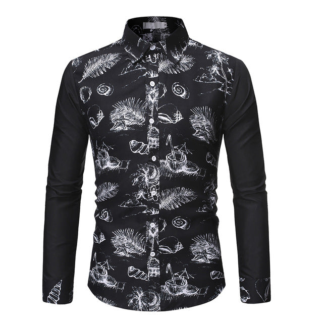 Music & Art Black Men's Shirt