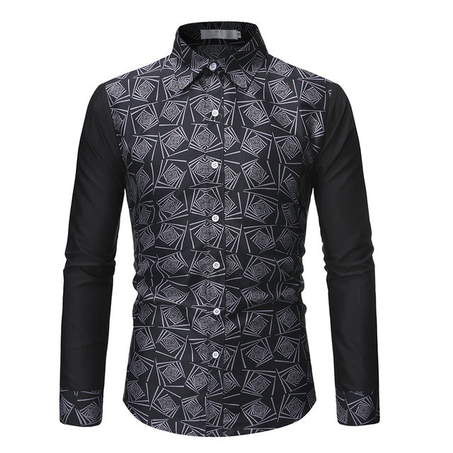 Music & Art Black Men's Shirt