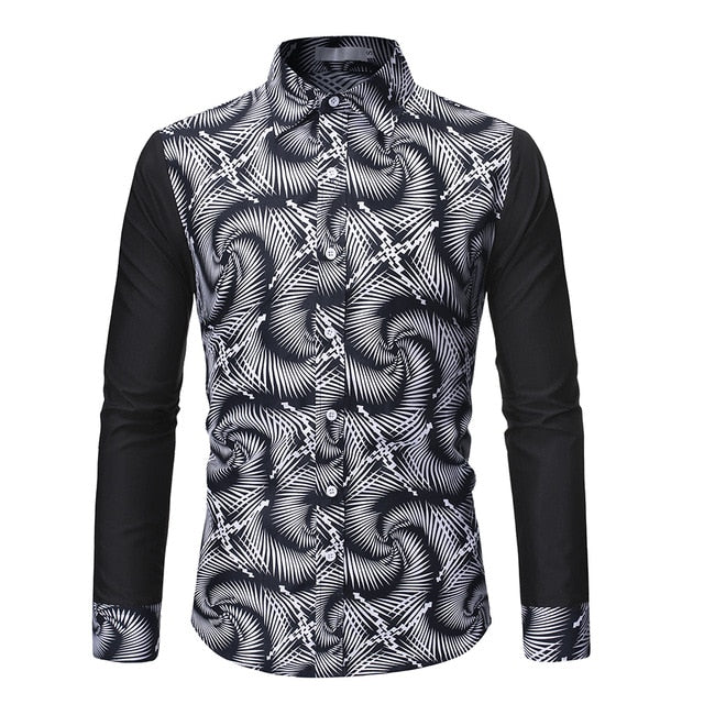 Music & Art Black Men's Shirt