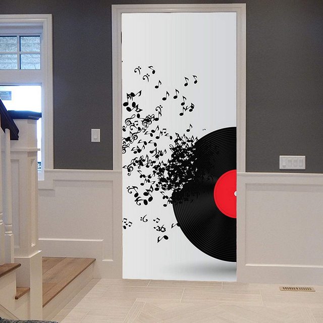 Music Door Stickers