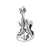 Sterling Silver Music Instrument Bead