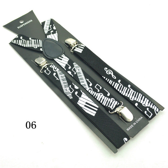 Music Note Braces Suspender